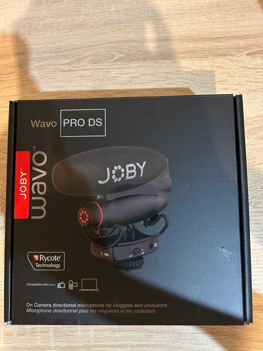 JOBY Wavo PRO DS – microfon shotgun profesional, NOU, 2 ani garanție