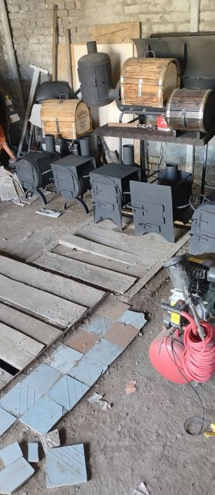 Печьбуржуйка очаг под казан