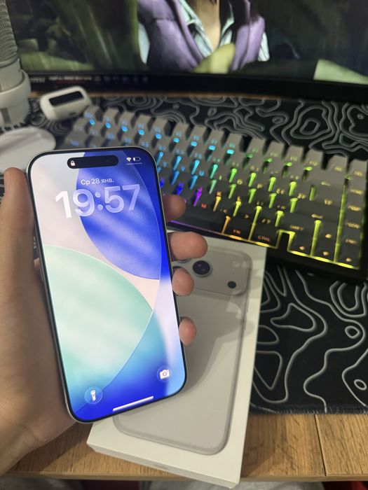Айфон 17 про акб 100 память 256