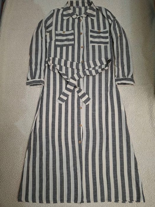 Платье лен женское