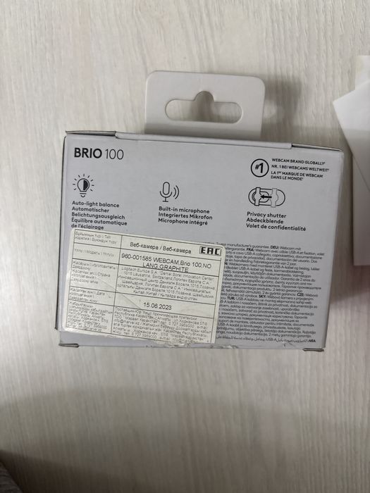 Веб камера brio 100 logitech 1080p