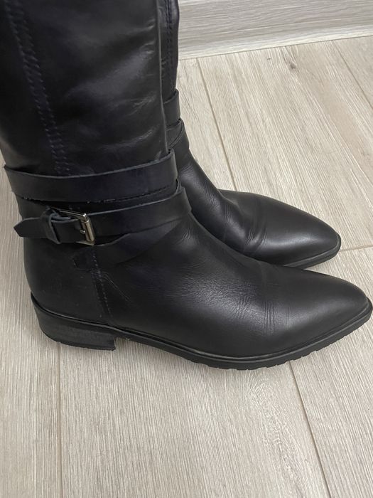 Продам сапоги, рр.39, кожа, Италия