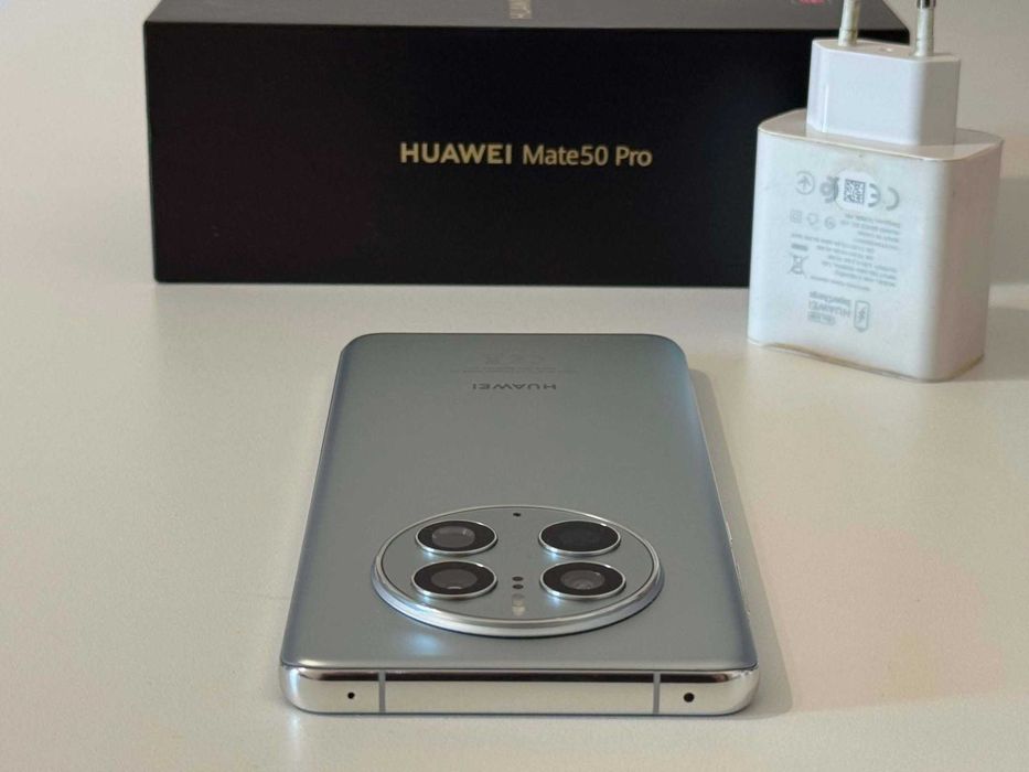 Бартер! Като НОВ! Huawei Mate 50 Pro Silver (Сив)