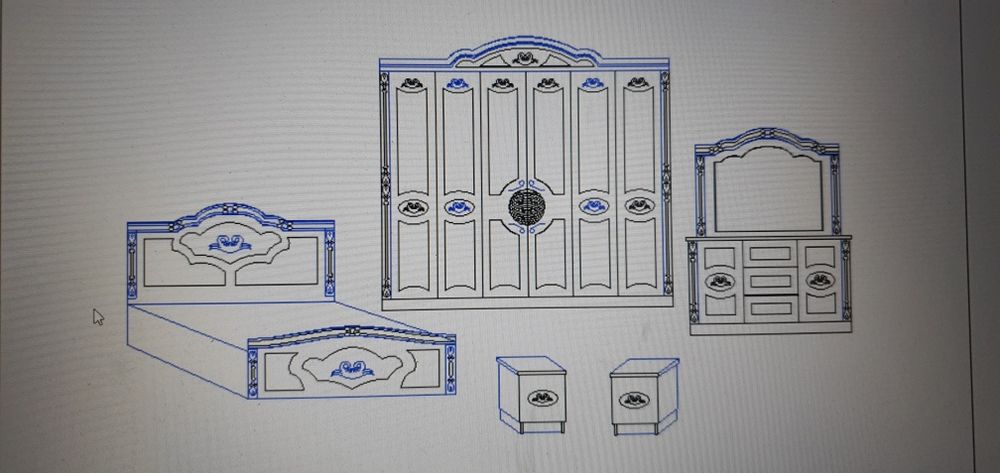 Mebel, MDF eshik, sandiq, patalok chizmalari sotiladi