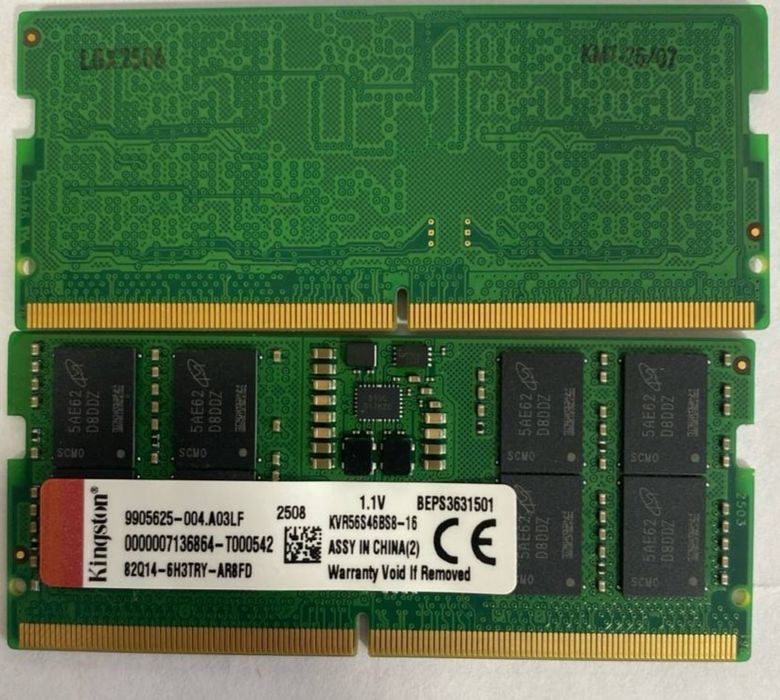 Soddr5 16gb 5600 Kingston ОЗУ DDR