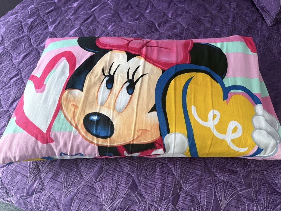 22 евро спален комплект с възглавница на Дисни за легло 120/190 см.