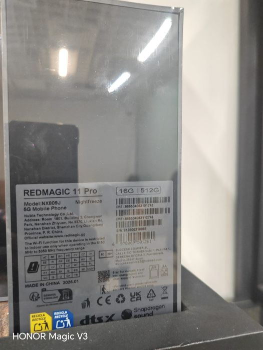 Red magic 11 Pro 512Gb