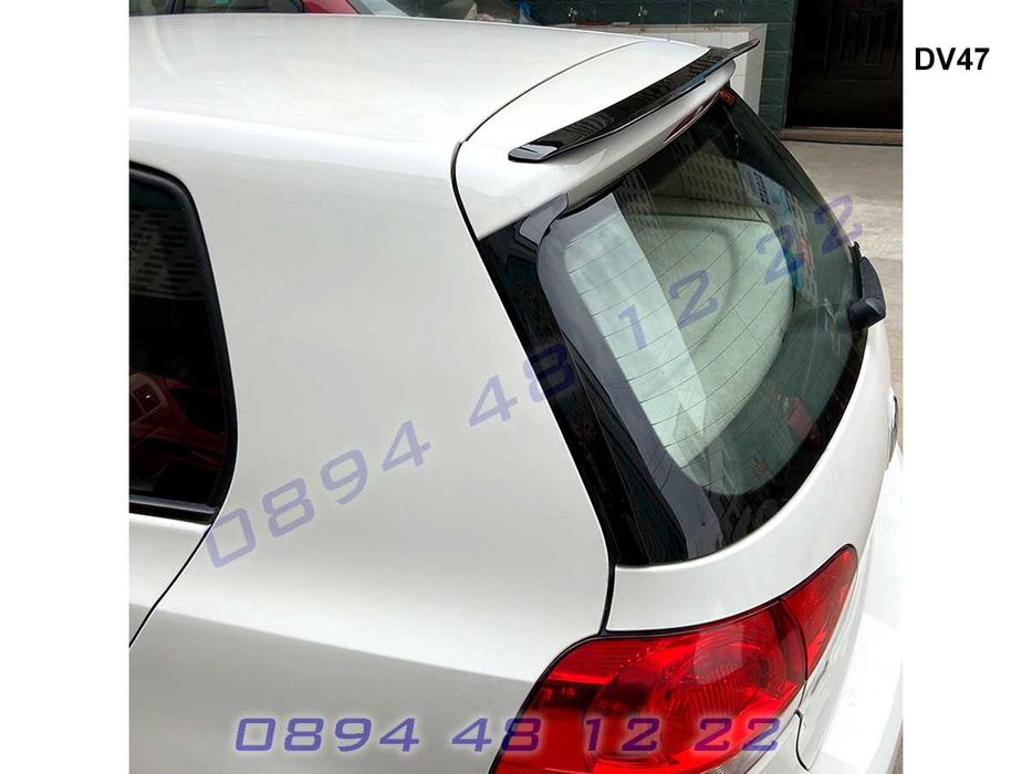 Тунинг Лип Спойлер Крило Багажник Капак VW Golf MK6 Голф 6 2009- 2012