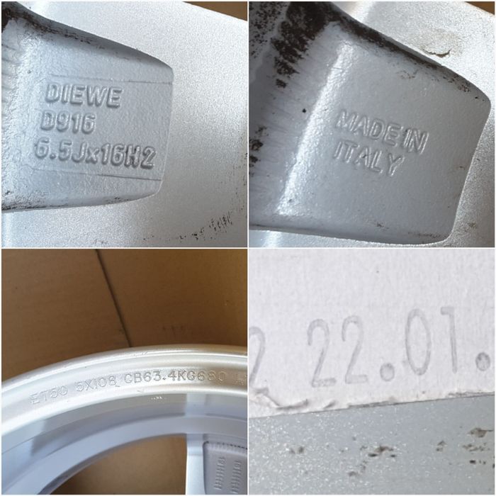 jante aliaj 16; 5x108;  Ford Focus 3, 4, Mondeo,C-max, S-max, Kuga