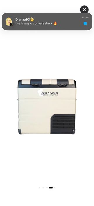 Frigider auto cu compresor SMART COOLER 55L, 12/24/220V, cu zona dubla de racire