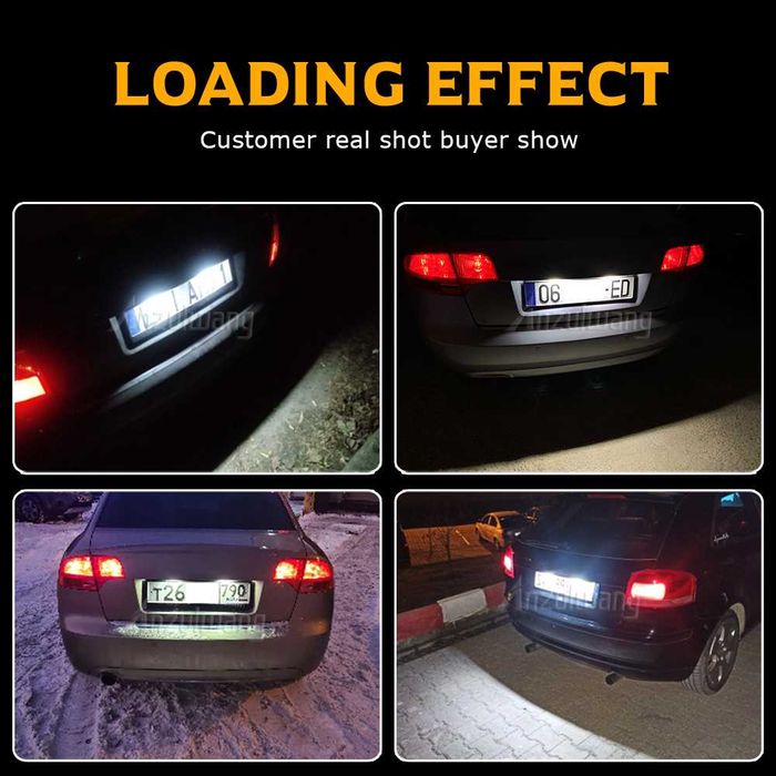 LED диодни плафони за заден регистрационен номер