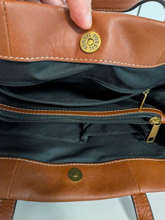 Geantă Fossil Carmen Shopper Piele