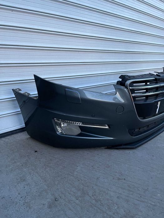 Предна броня ТЪМНОСИВ МЕТАЛИК Peugeot Пежо 508 pejo