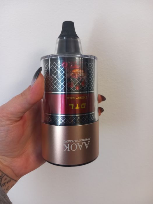 Mega ofertă! Set 2 Vape-uri AAOK 110k, COMPATIBIL cu NARGHILEA,2 arome