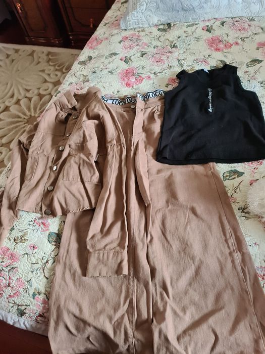 Джинсовый костюм на девочку