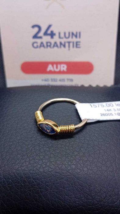 Inel aur 14k 3.50g (B.26005 AG31 Barboi) Garantie 2 ani!