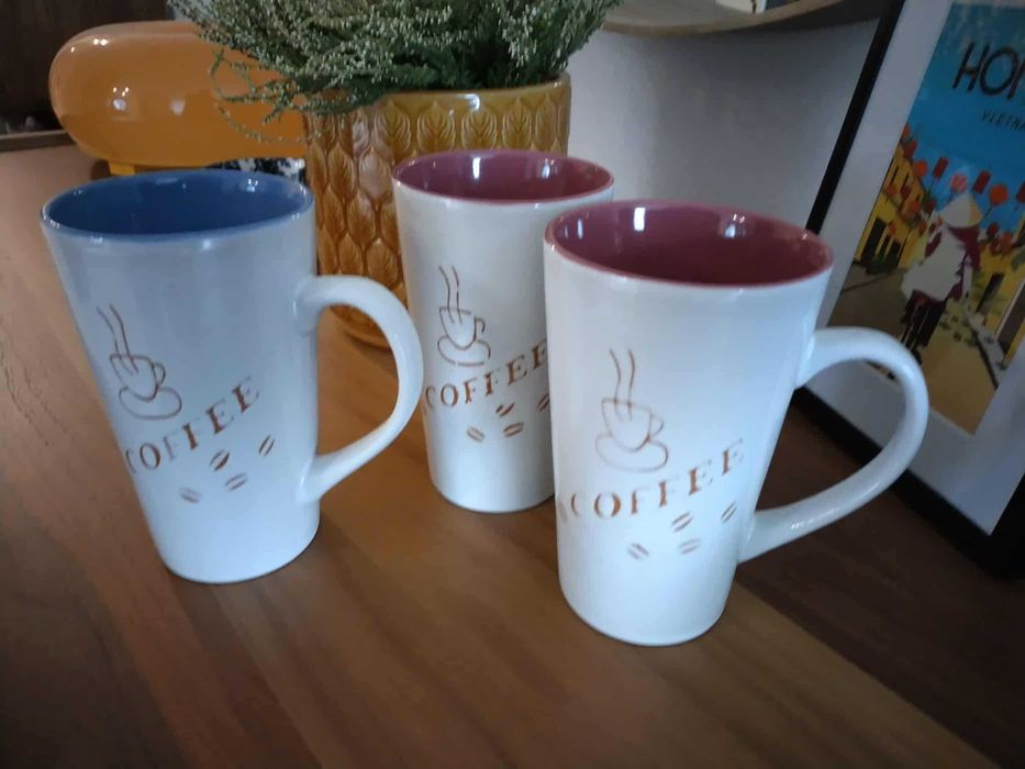 оригинална чаша за кафе и чай с цветя от Италия