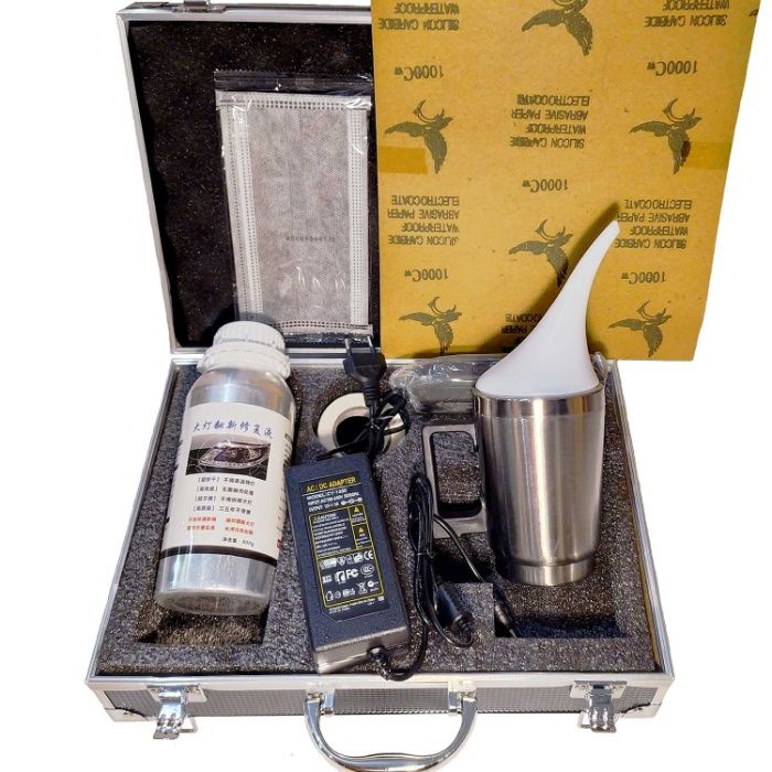 набор для полировки фар паром бесконтактная полировка