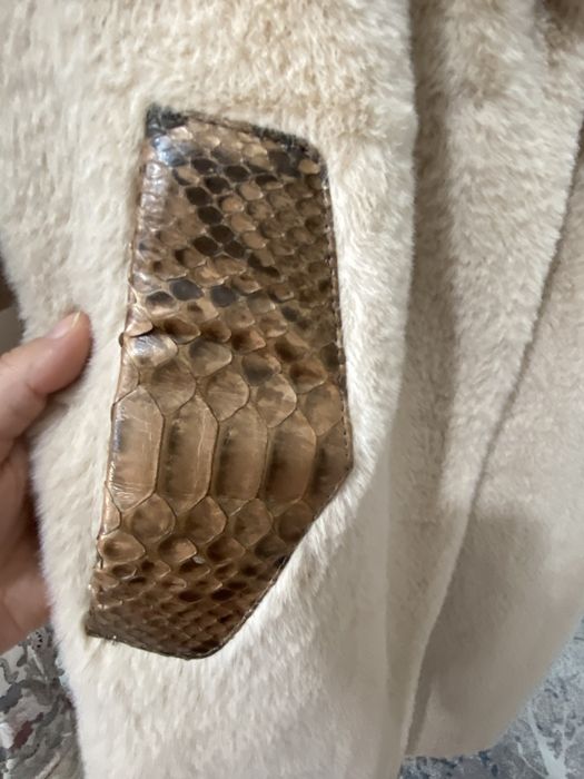 Шуба альпака норка