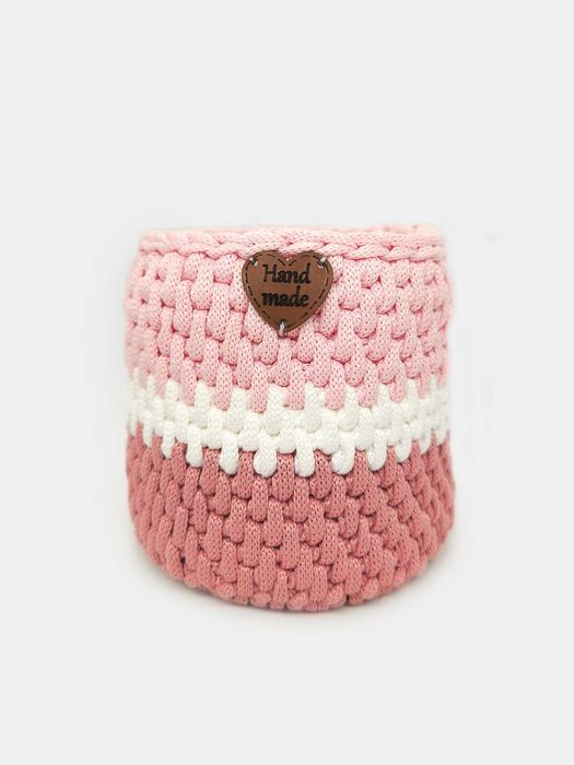 Плетёный органайзер корзина