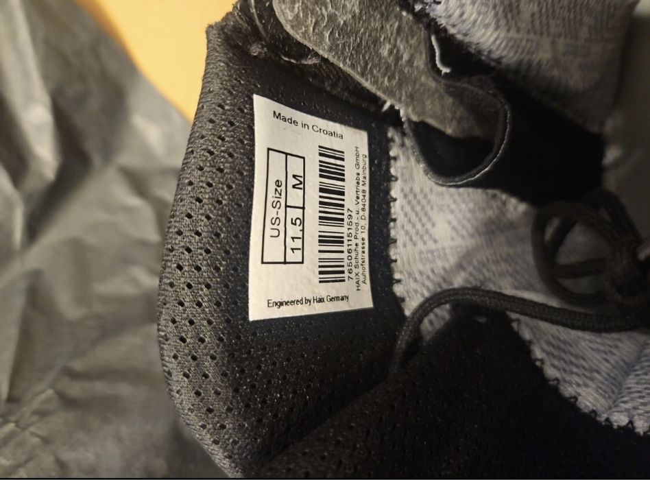 Haix black eagle GTX high zipper 45