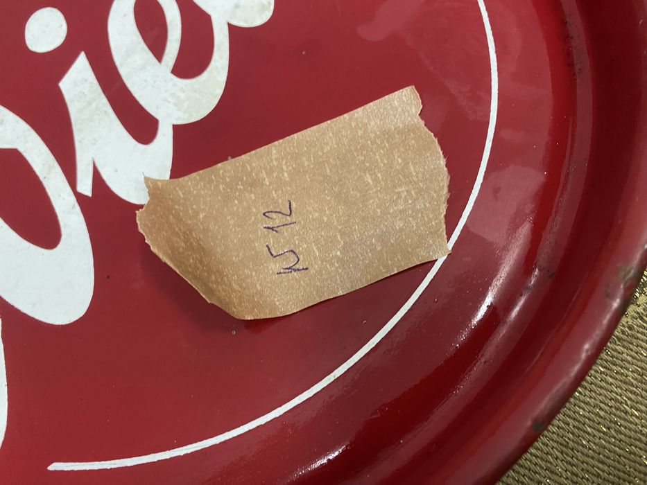 Емайлиран поднос за бира реклама за бира