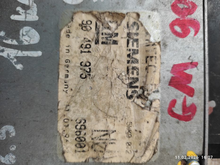 Эбу.  Siemens Опель омега б 16 кл.