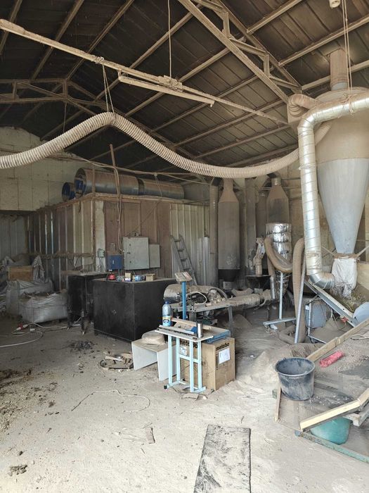 Linie completă producție peleți + brichete – echipamente industriale, funcțională