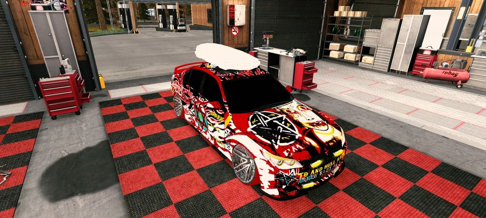 Кар паркинг машины винил хром