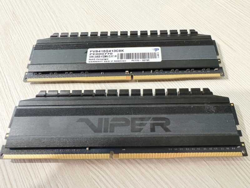 Memorie DDR4 4133Mhz 16GB, Kit 2x8GB, Viper, Radiatoare