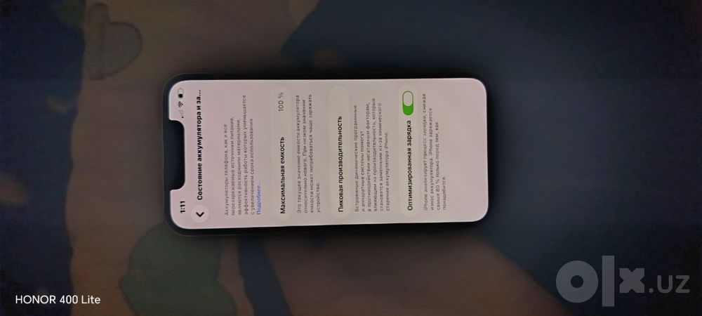 Iphone 13 mini 256 gb yangiday batareya almashgan originali qoyilgan.