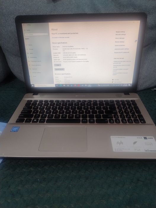 Laptop Asus  Modul X541N