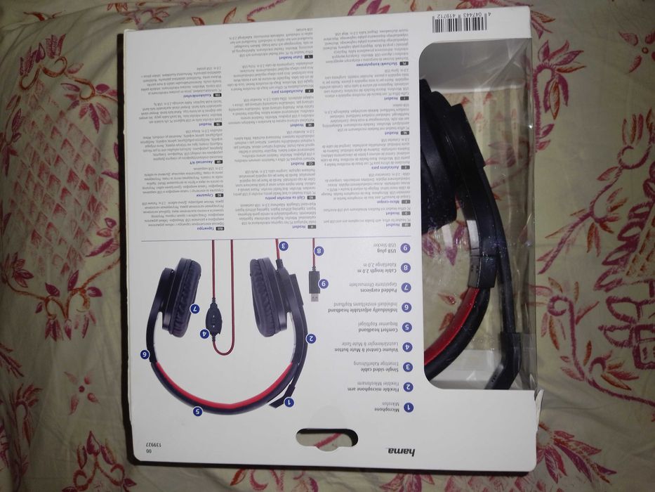 Căști hama cu microfon