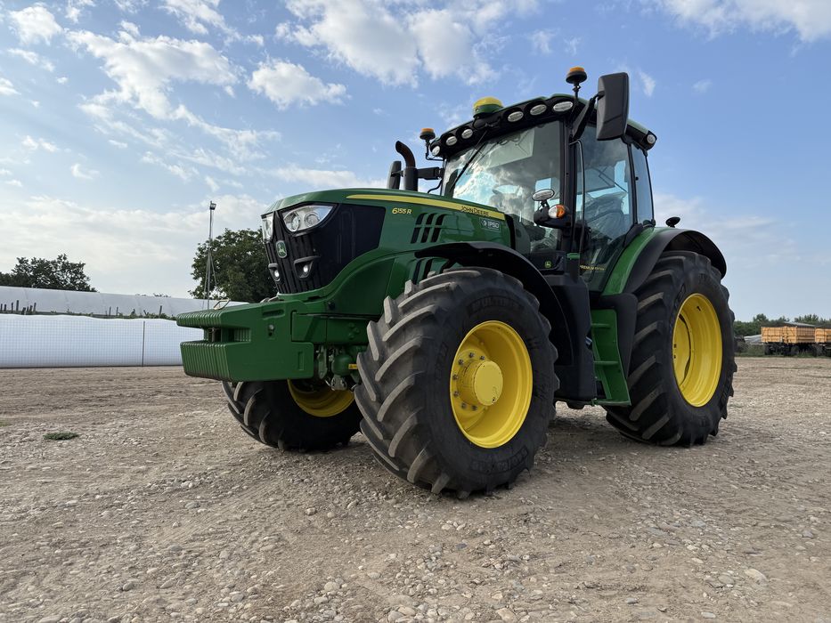 Tractor John Deere 6155R, 2021, 1930 ore, GPS, LED, TLS, HCS