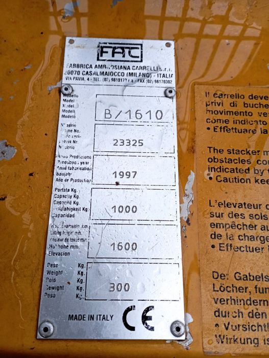 Liza Electrică Transpalet