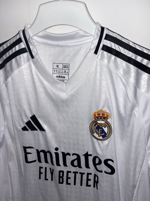 Tricou XL Real Madrid Mbappe Nou Alb