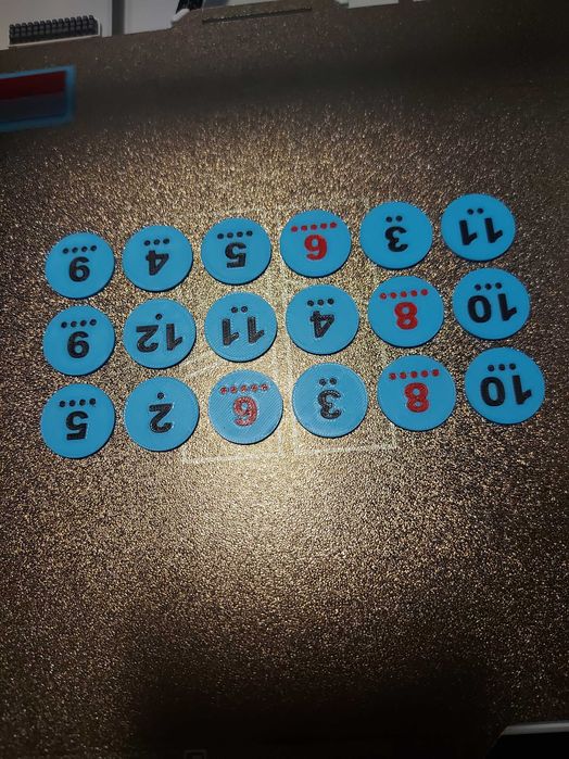 Piese catan printate 3D diverse culori