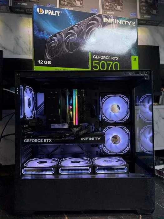 Компьютер игровой / i5 14400F\DDR4 16G\Пк\RTX5070 /системный блок/