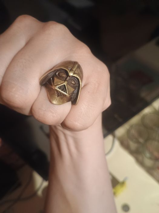 Перстень Дарк Вейдер.Латунь.США.