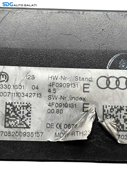 Butuc Contact Pornire cu Cheie Audi A6 C6 2005 - 2011 Cod 4F0909131E 4F0909131G 4F0910131G [B4240]