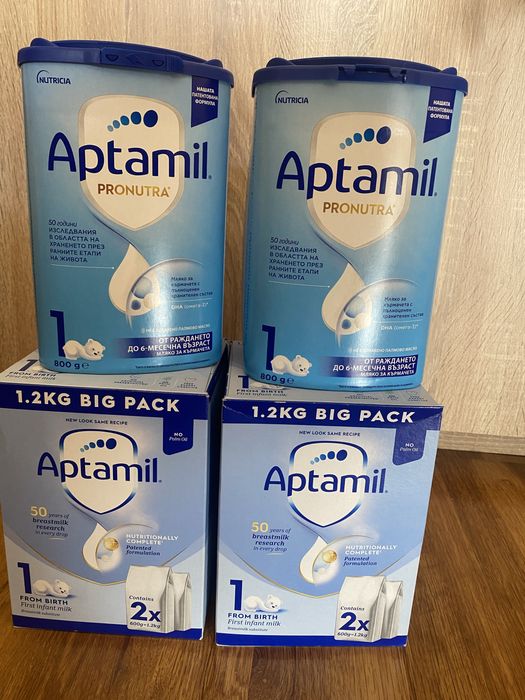 Адаптирано мляко Aptamil 1