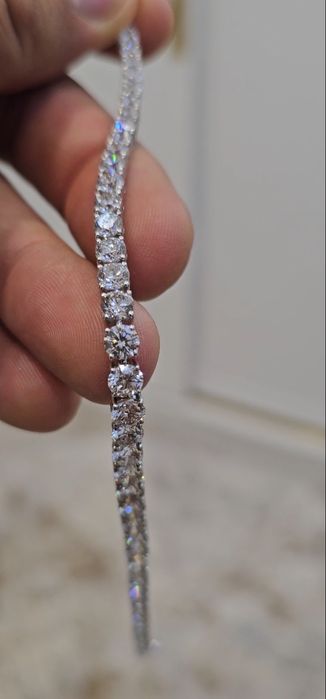 Бриллиант Браслет Теннис 14Карат