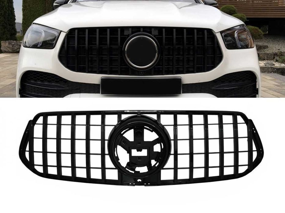 Grila Mercedes GLE Coupe GLE SUV W167 2019-up Negru