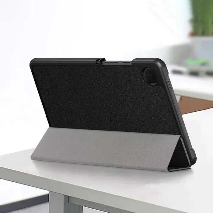 Samsung Galaxy Tab A11 - Кожен смарт калъф за таблет черен