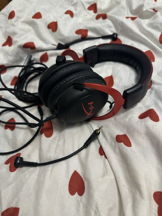 HYPERX Игровые наушники Cloud II с проводом, съемным микрофоном!