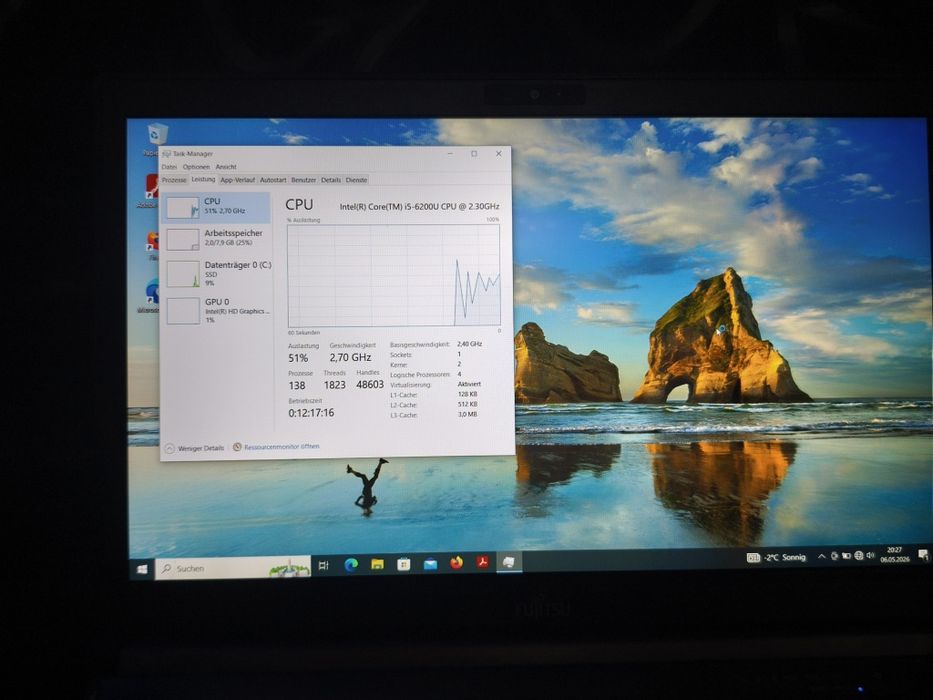 Laptop Fujitsu i5 gen a6a