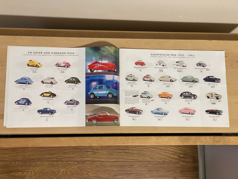 Каталог за колички Busch 1:87 от 2004г.