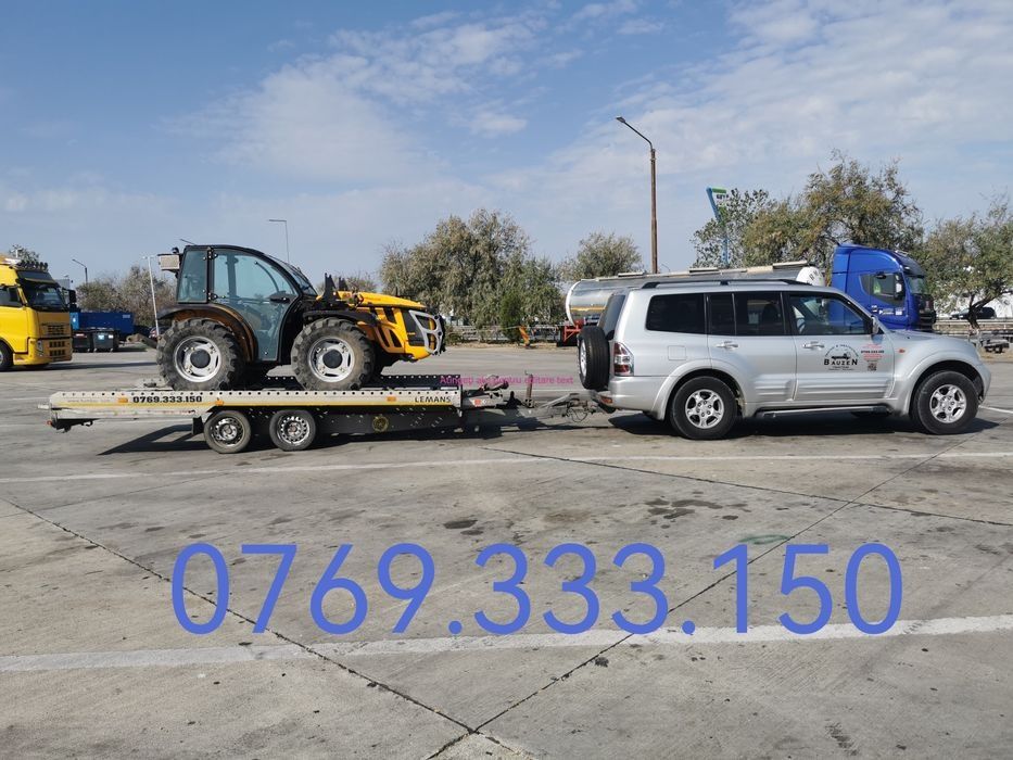 Tractări Auto oriunde în România,Bulgaria,Grecia,transport platforma