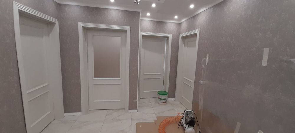 установка   дверей