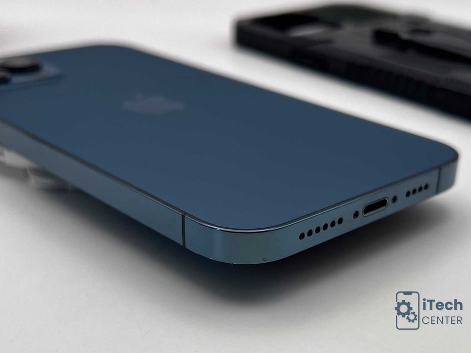 iPhone 12 Pro MAX, 128GB, Blue, 100% батерия, КАТО НОВ, ГАРАНЦИЯ!